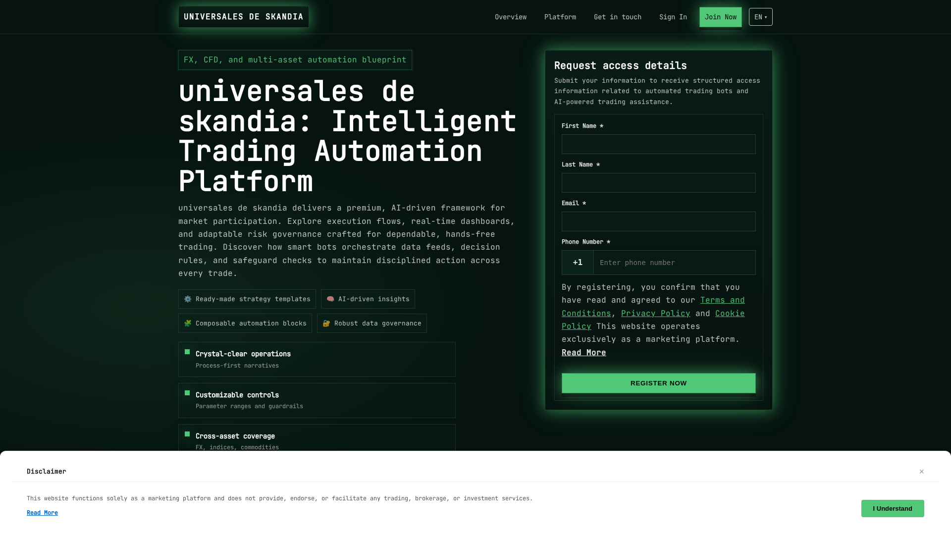 Screenshot of universalesdeskandia.pro