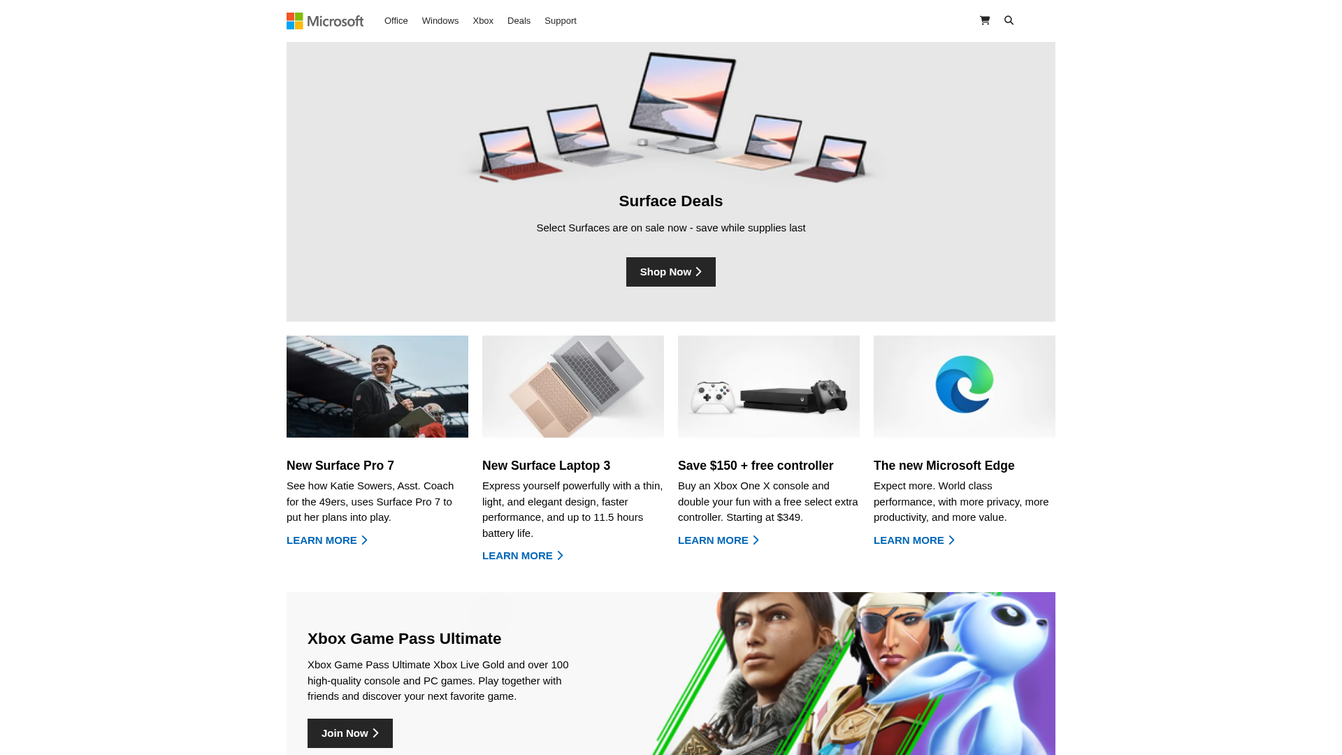 Screenshot of microsoft-clone.vercel.app