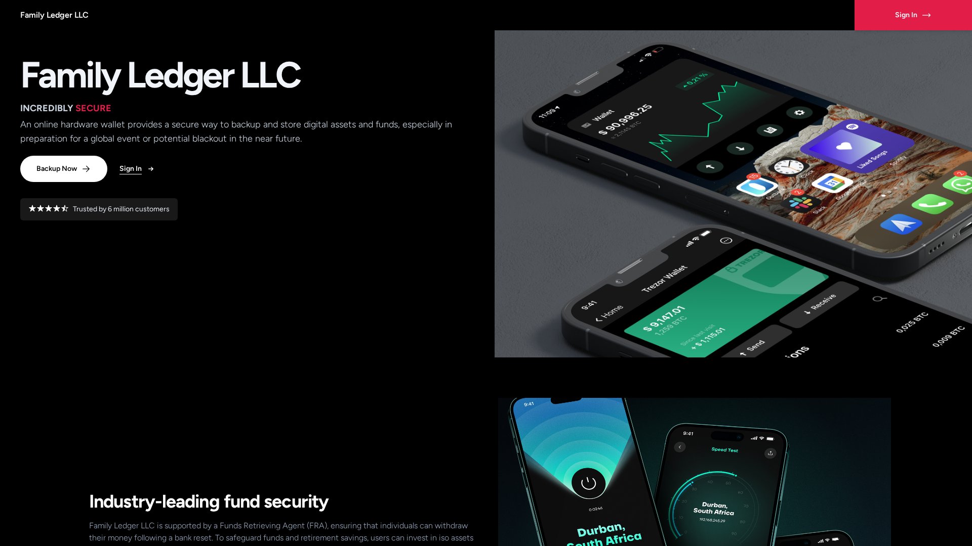 Screenshot of familyledger-llc.com