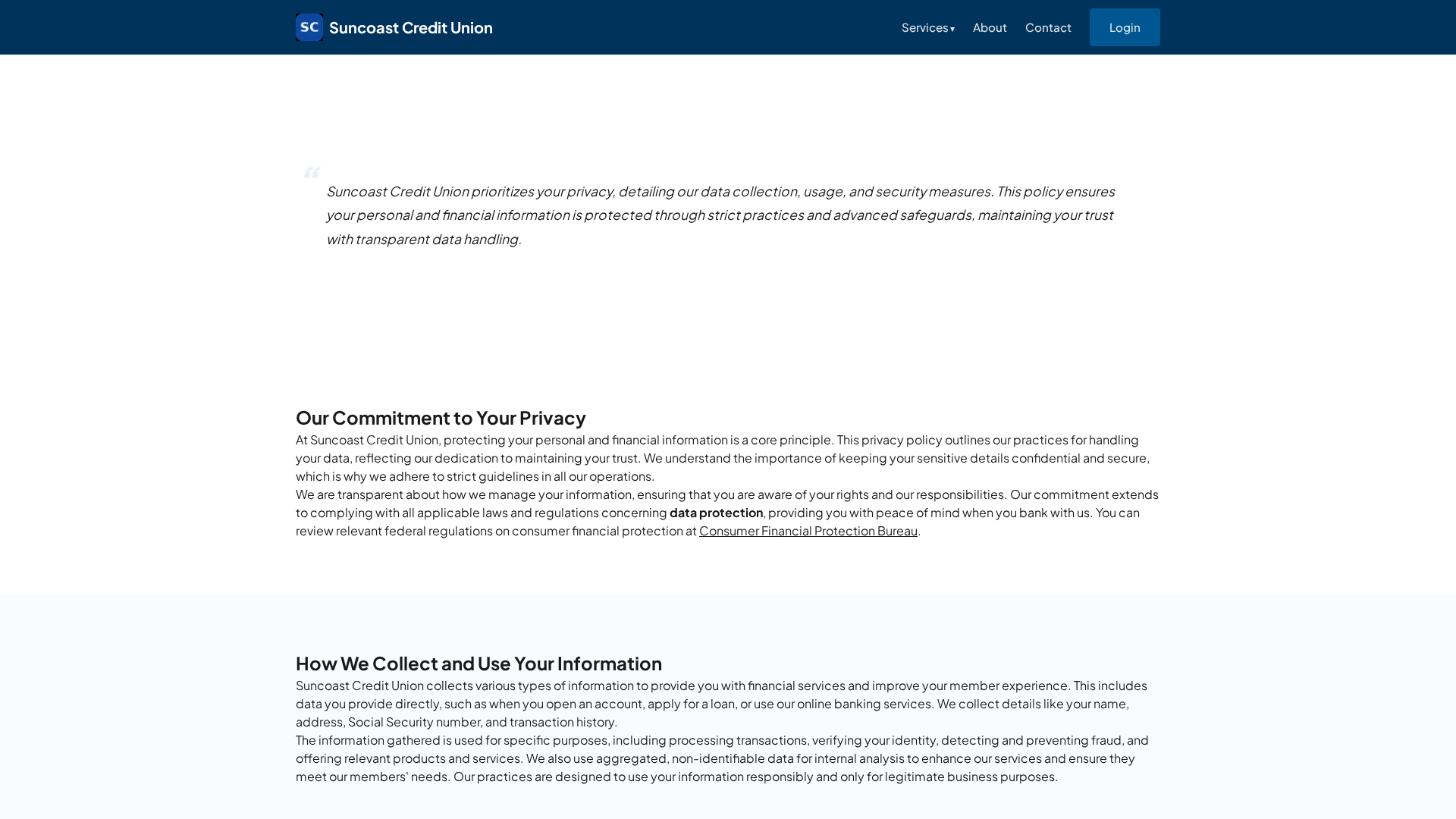 Screenshot of suncoastcreditunion.at