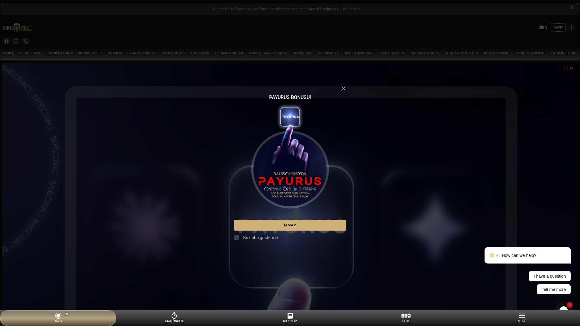 Screenshot of bahiscasino1687.com