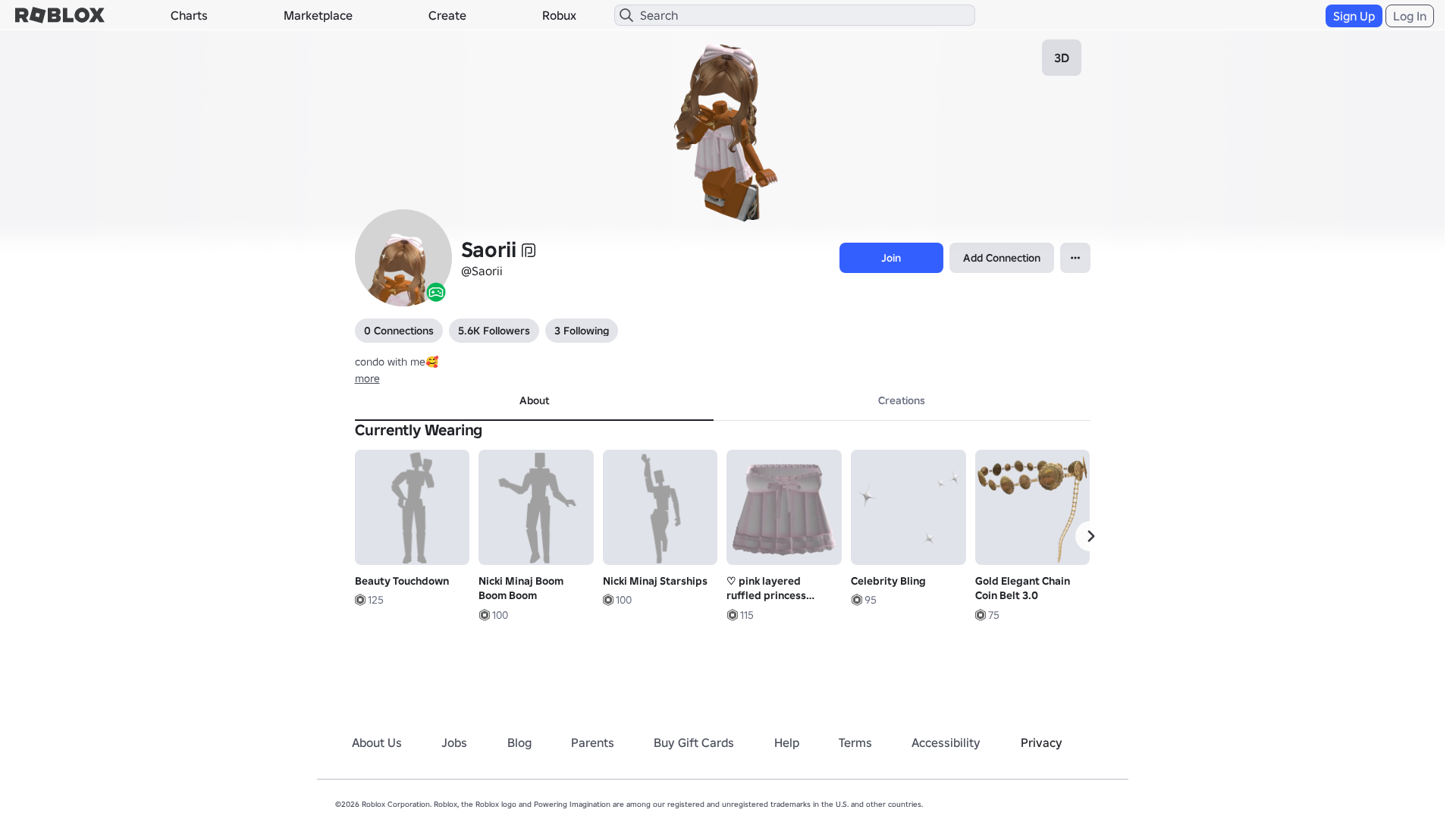 Screenshot of www.roblox.com.ml