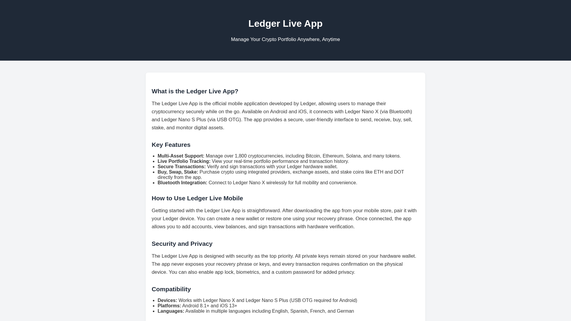 Screenshot of app---ledger-live.pages.dev