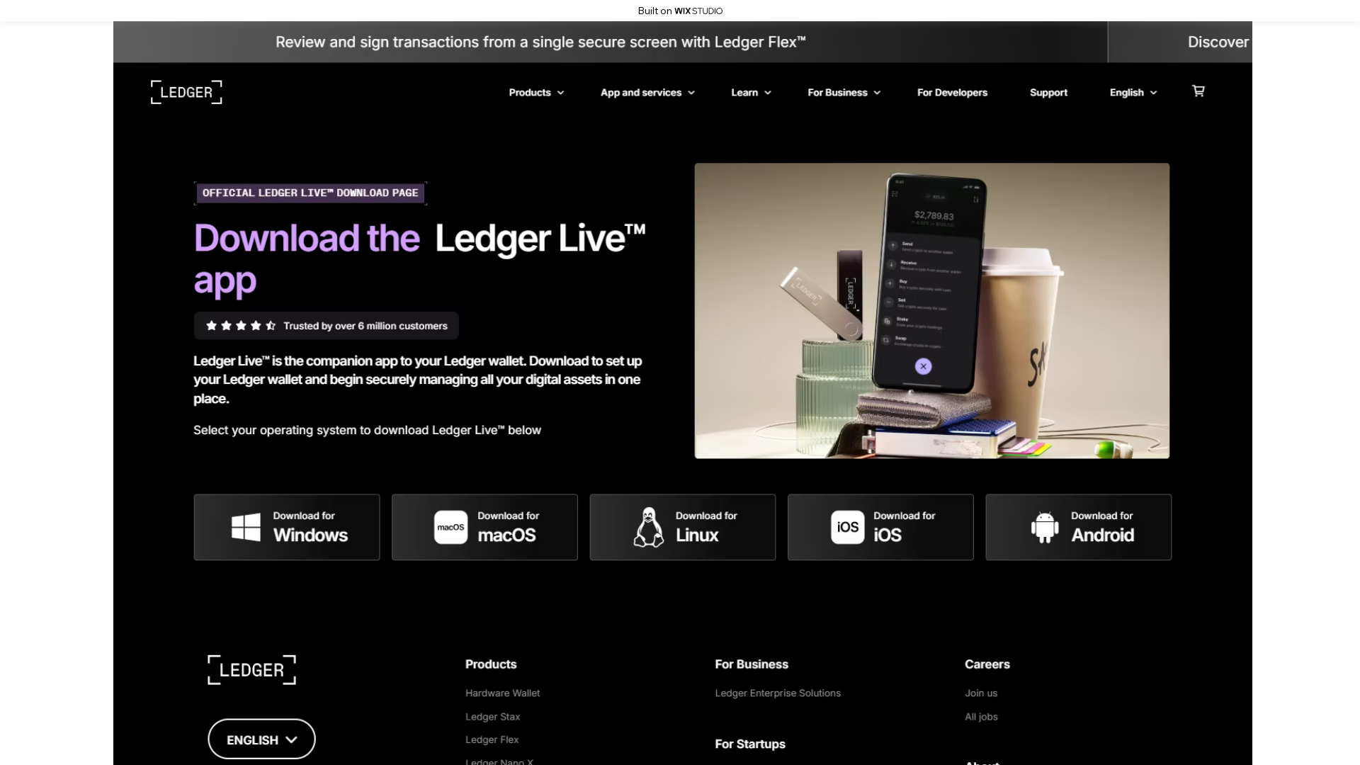 Screenshot of applive-platforms.wixstudio.com
