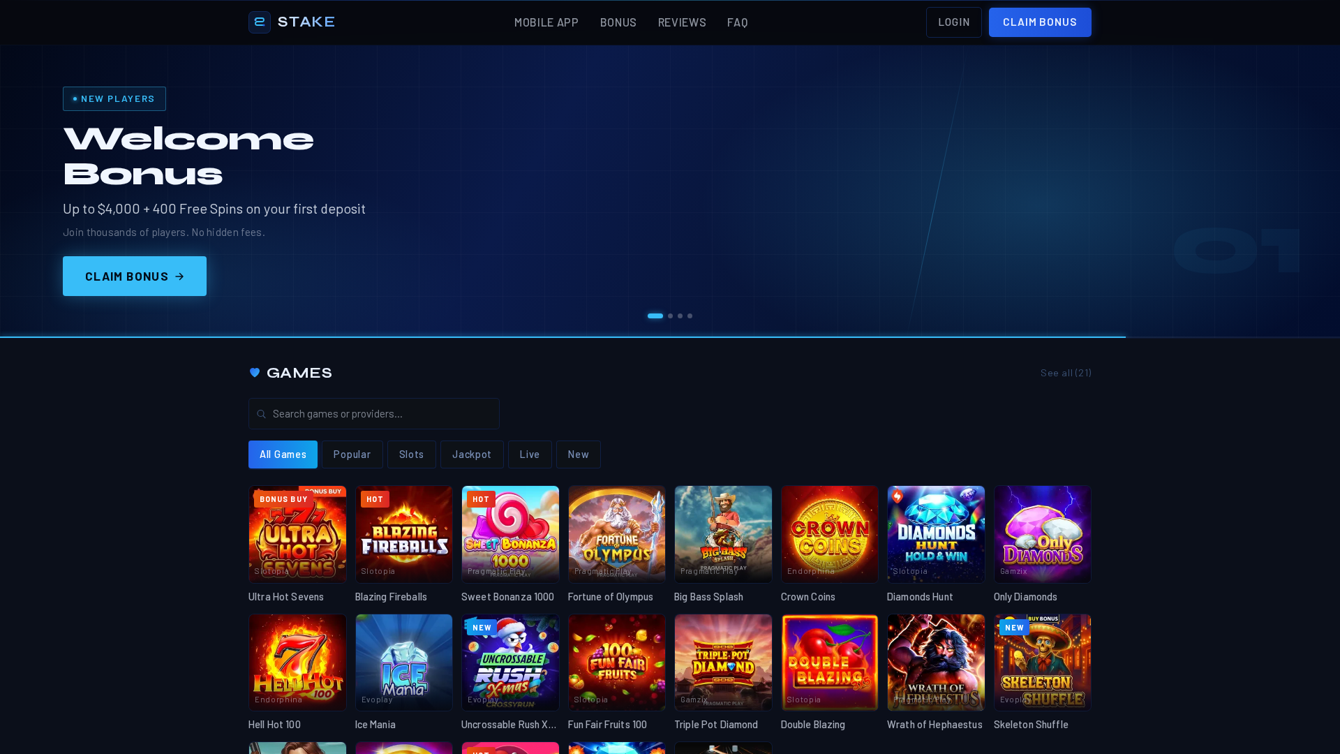 Screenshot of austakes.com