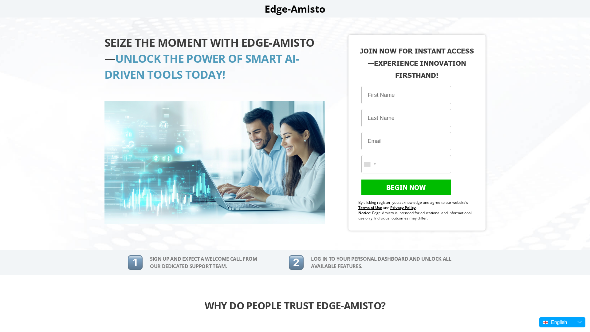Screenshot of edge-amisto.org
