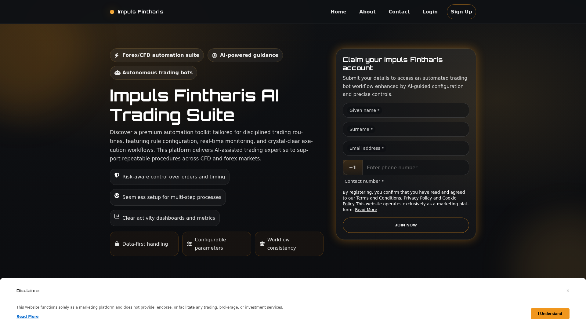 Screenshot of impuls-fintharis.click