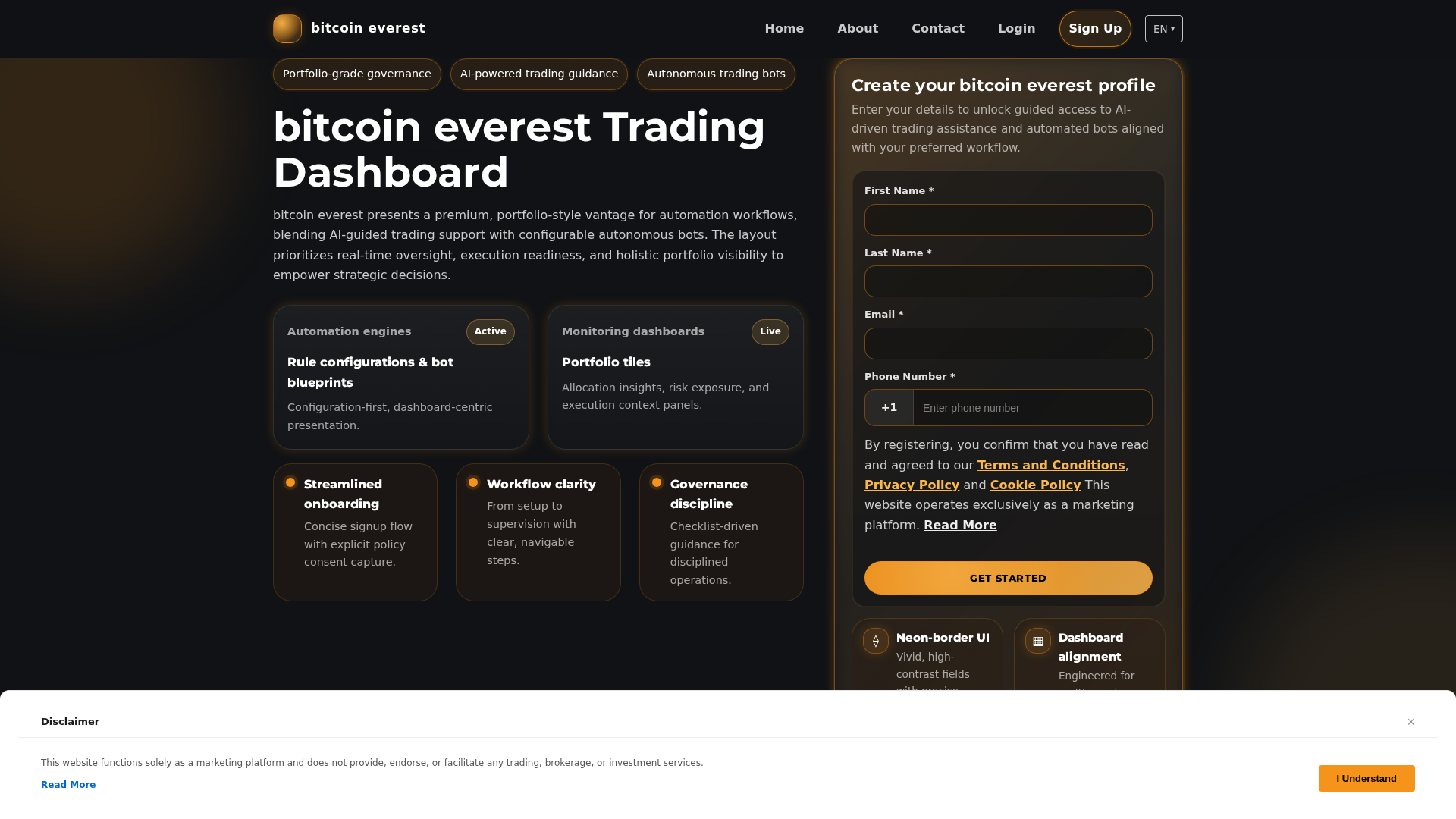 Screenshot of bitcoineverest.pro