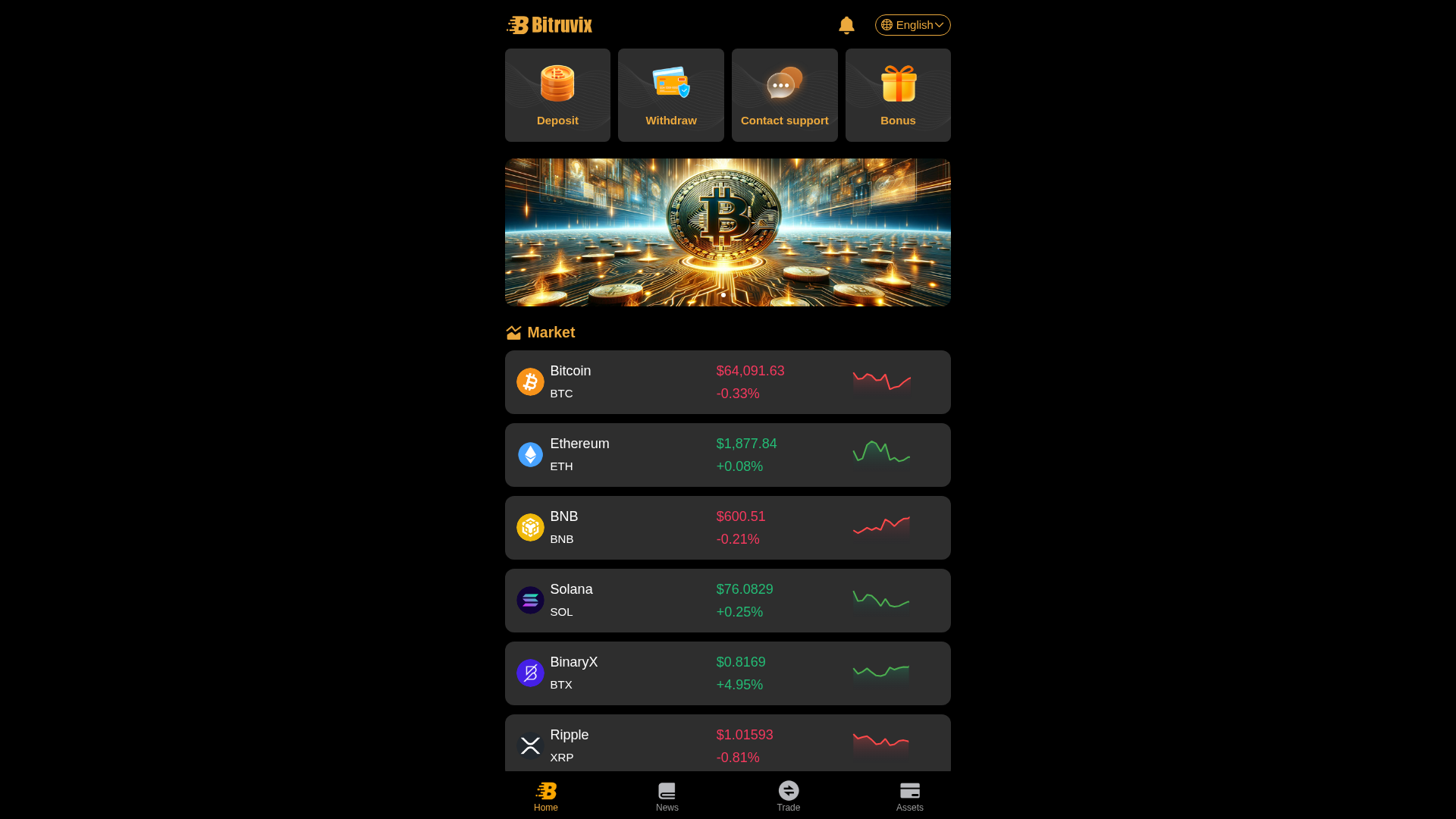 Screenshot of bitruvix.org