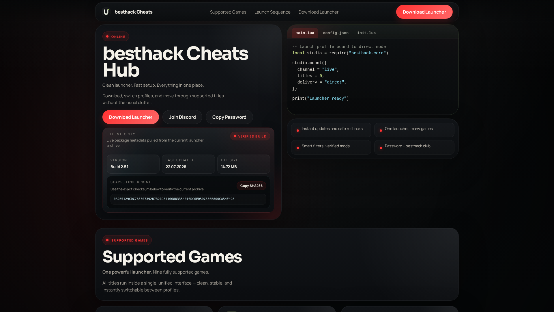 Screenshot of besthack.club
