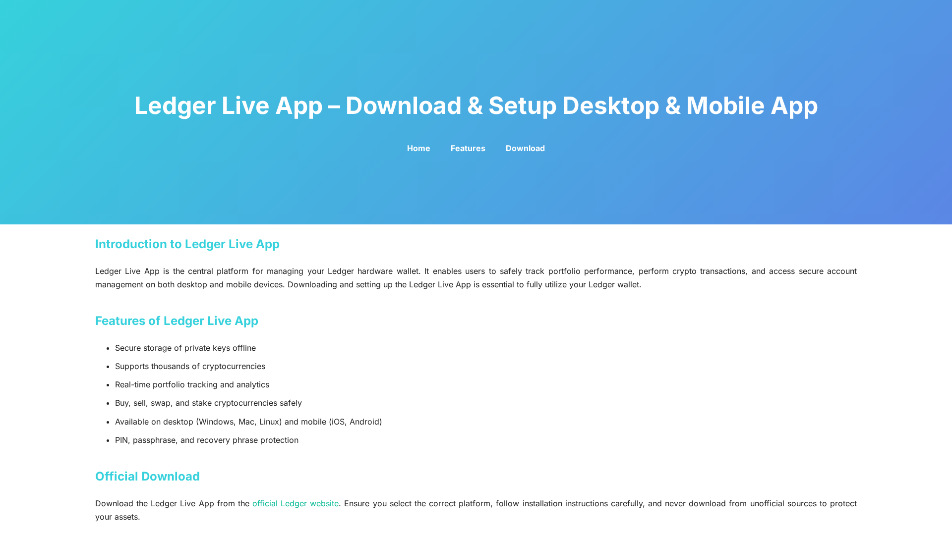 Screenshot of ledger-liive-app.blogspot.com