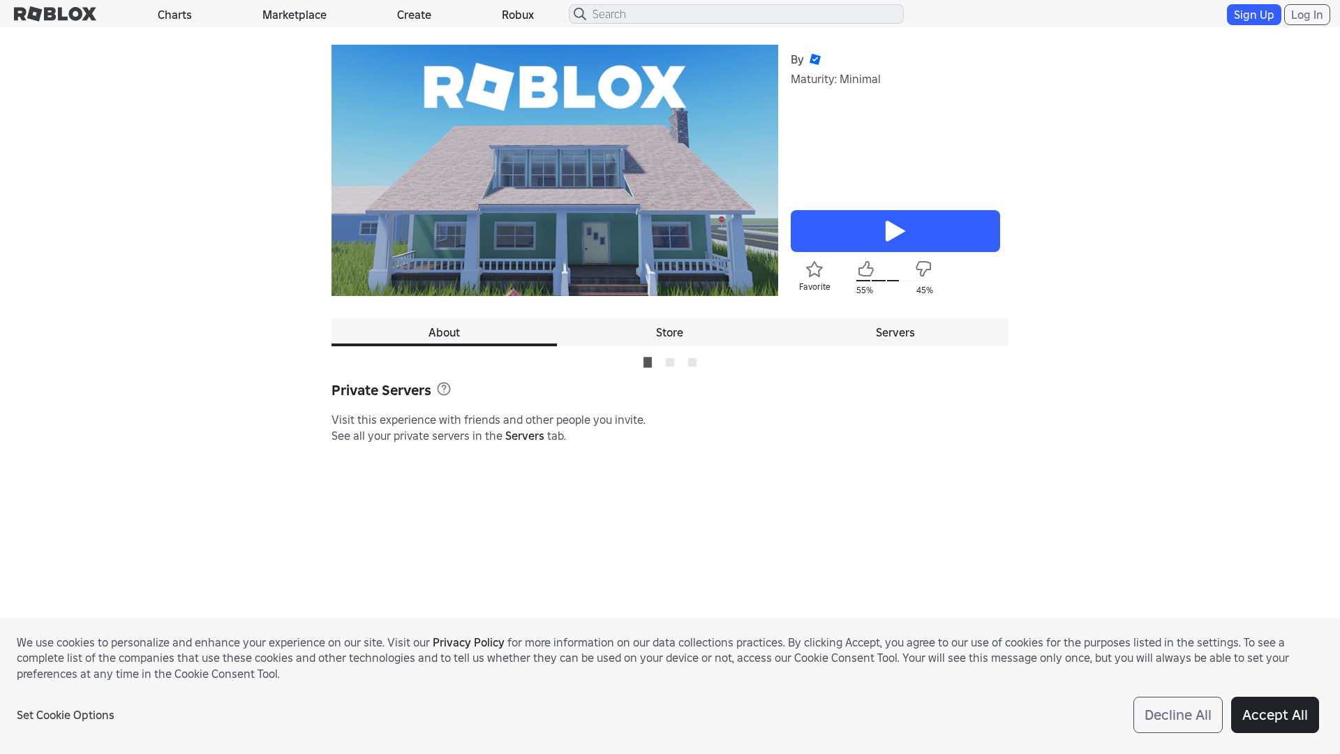 Screenshot of roblox.com.ge