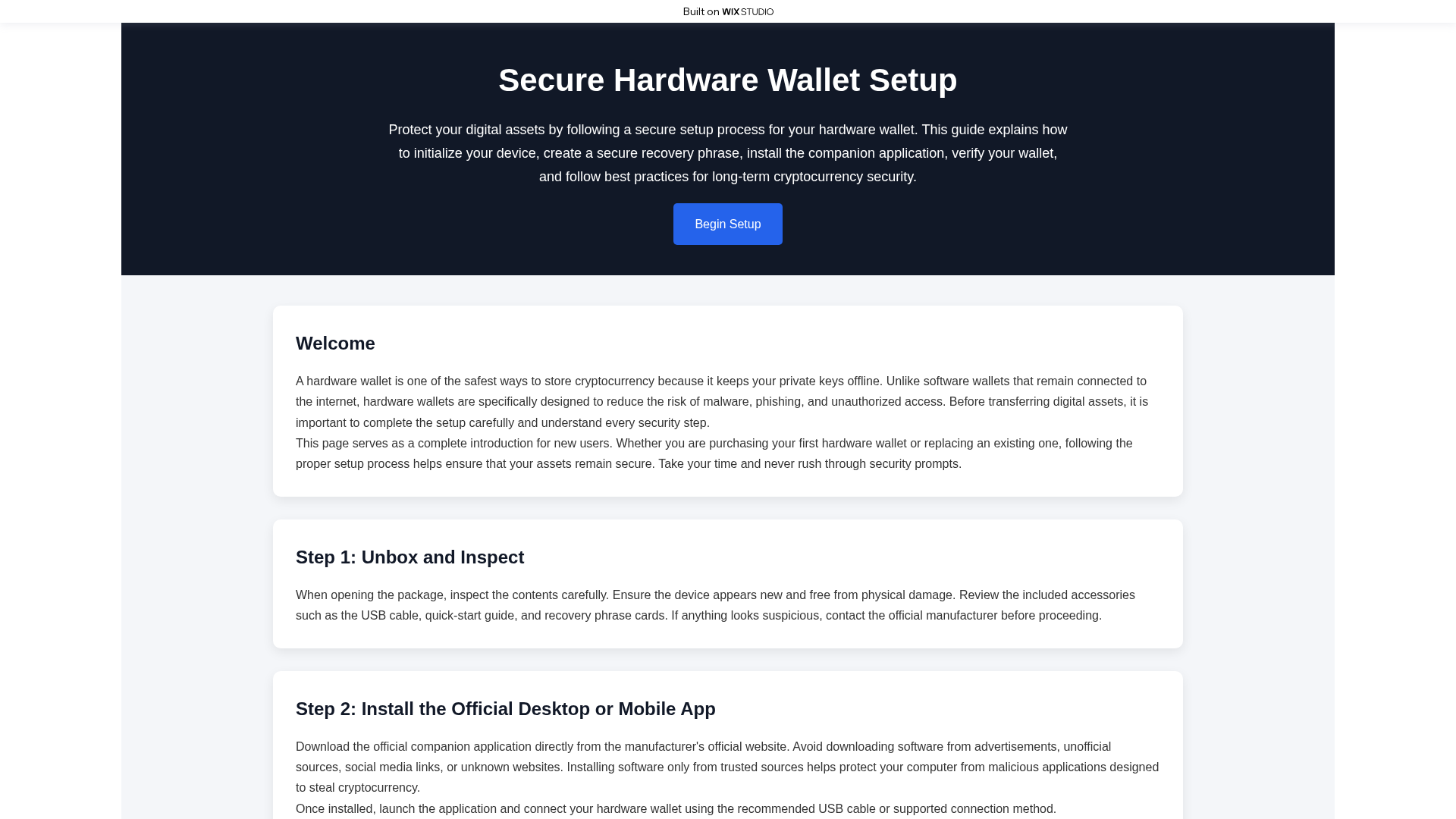 Screenshot of officialstart-ledgre.wixstudio.com