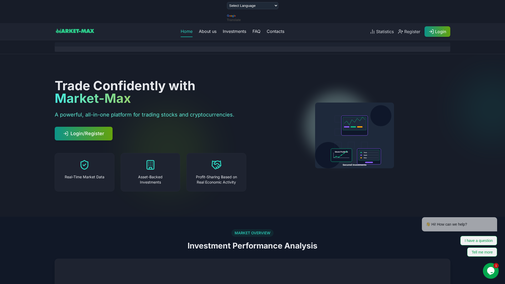 Screenshot of market--max.org