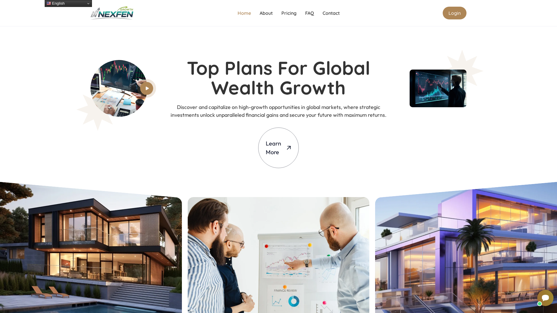 Screenshot of nexfengrowth.com
