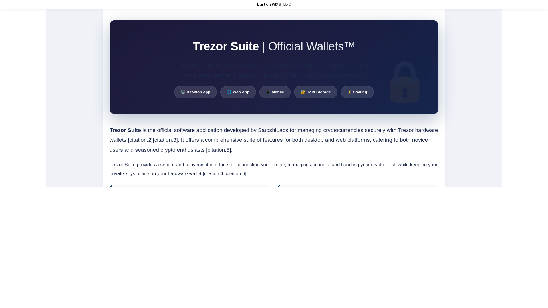 Screenshot of platforms-trexor.wixstudio.com