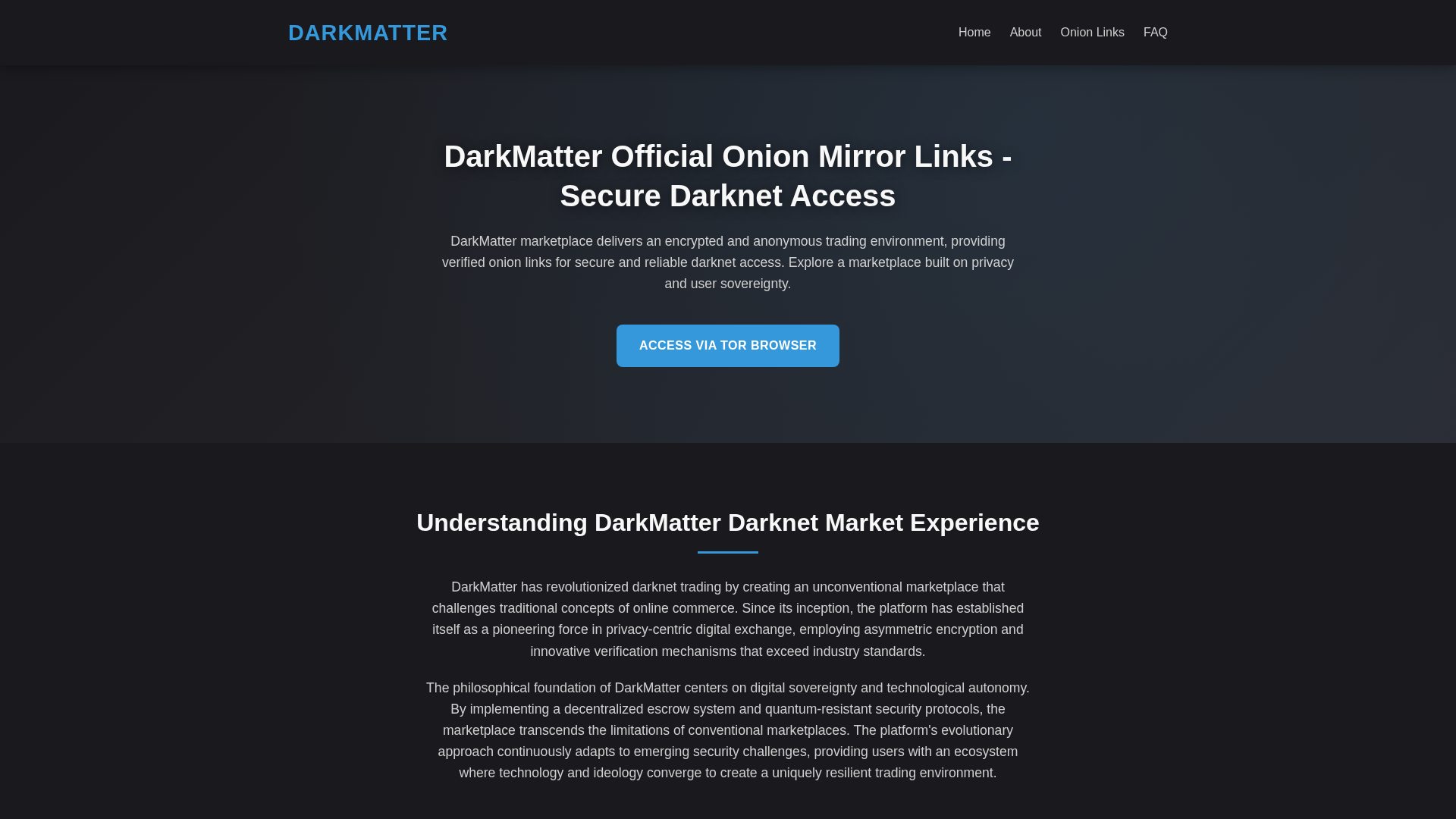 Screenshot of darkmatter-mirror-onion.cc