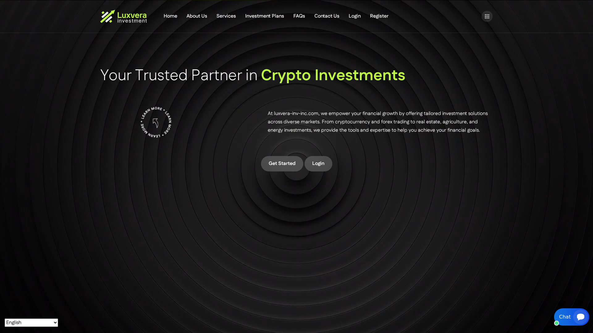 Screenshot of luxvera-inv-inc.com