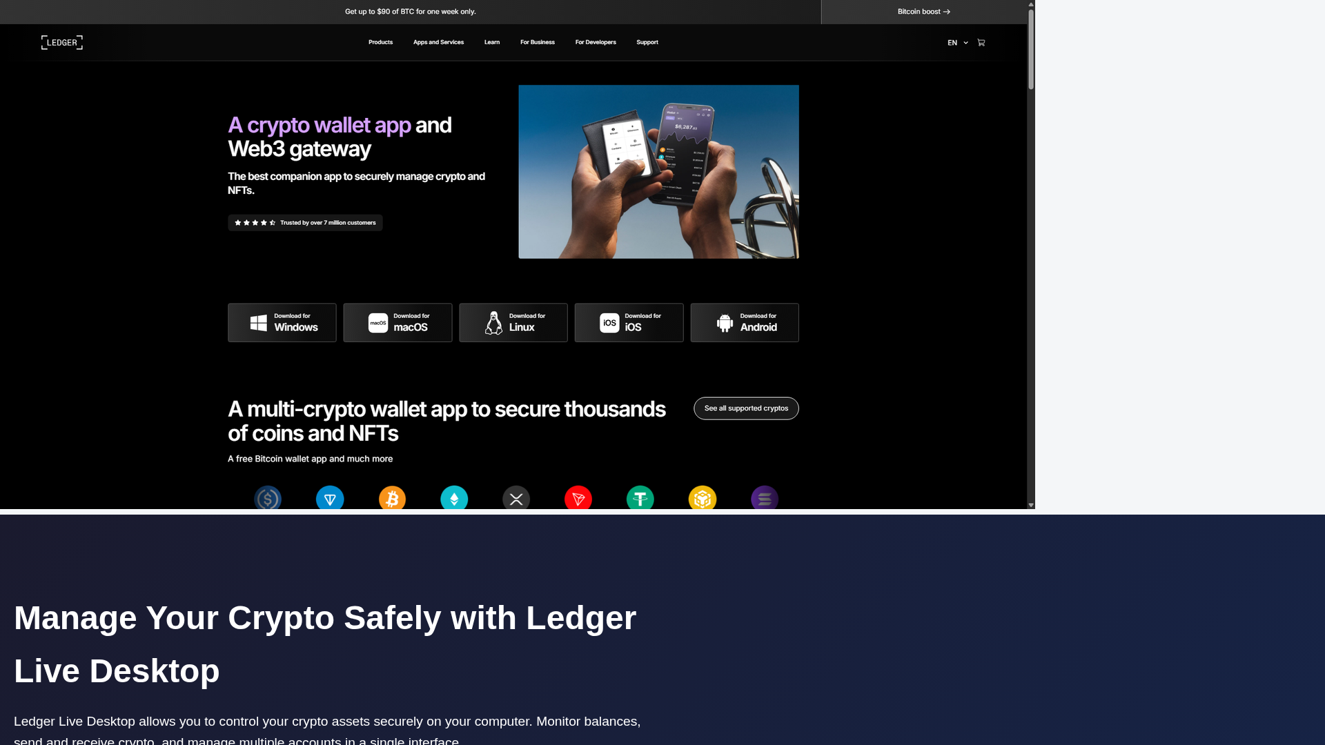 Screenshot of begin-desktop-ledgr.pages.dev