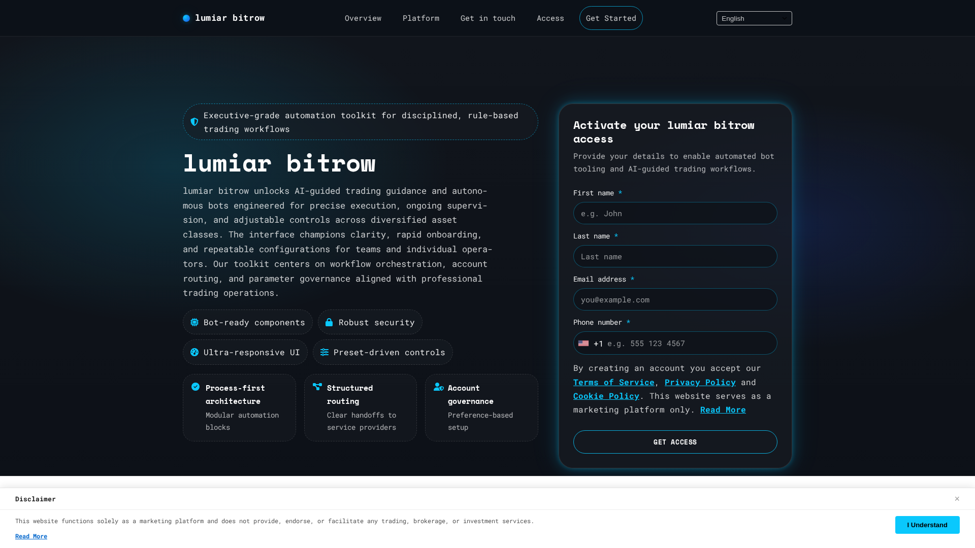 Screenshot of lumiarbitrow.digital