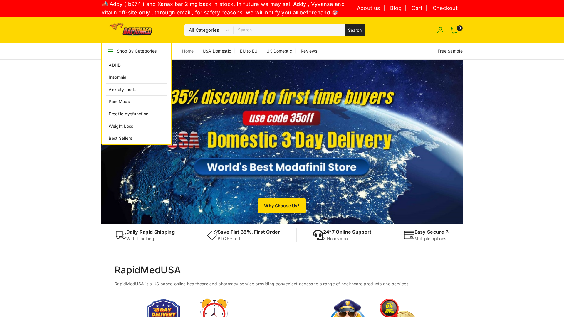 Screenshot of rapidmedusa.com