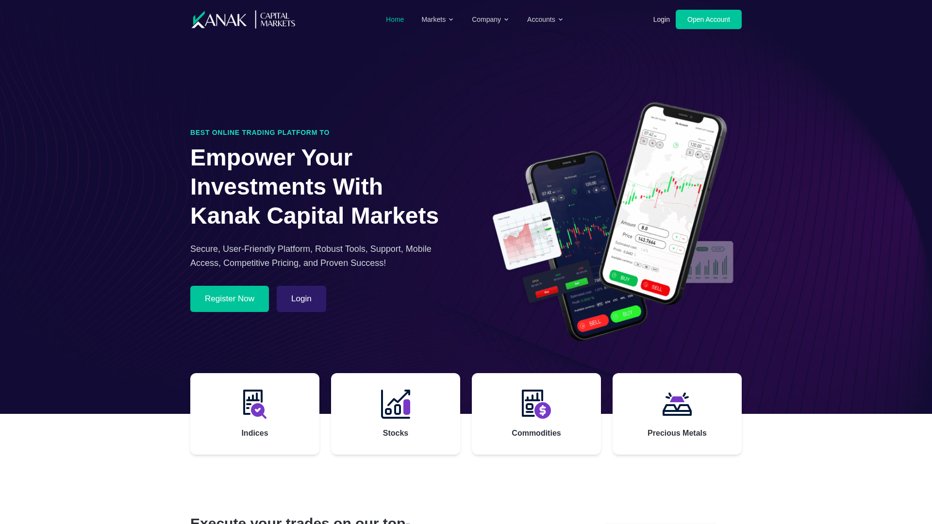 Screenshot of kanakmarkets.com