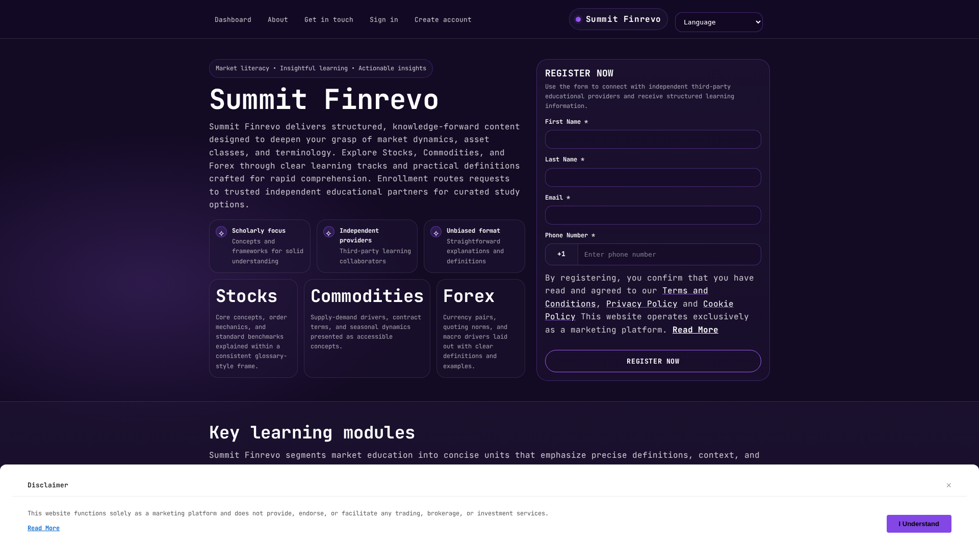 Screenshot of summitfinrevo.click