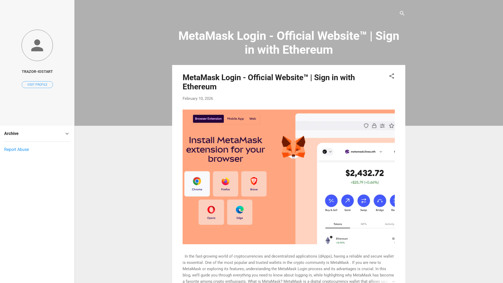 Screenshot of metamsk-signin.blogspot.com