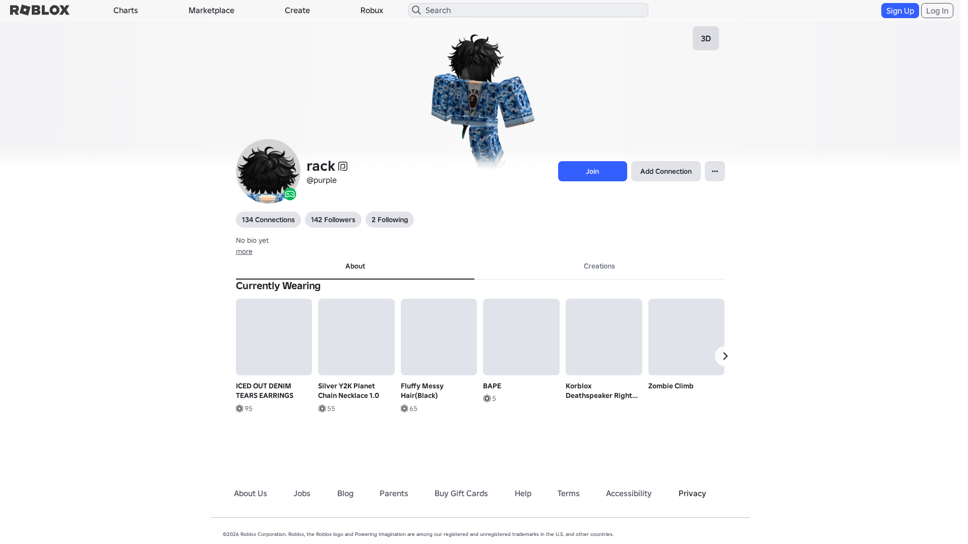 Screenshot of www.roblox.com.ml