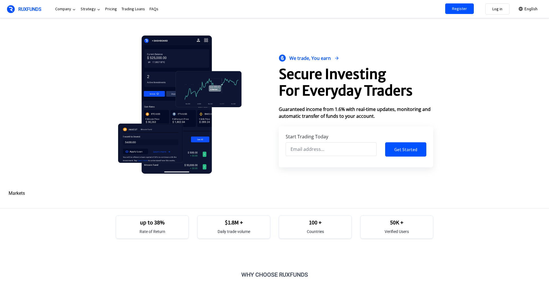 Screenshot of ruxfunds.net