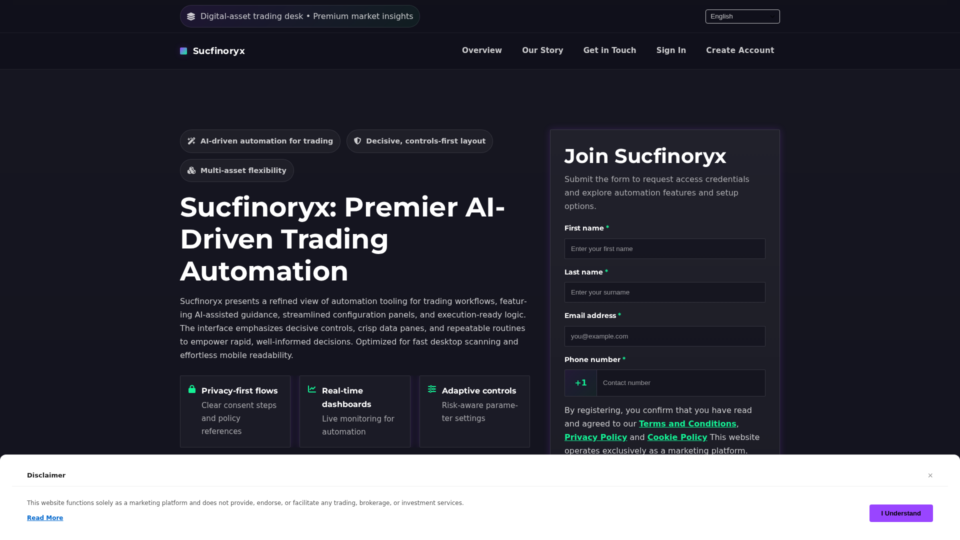 Screenshot of sucfinoryx.digital