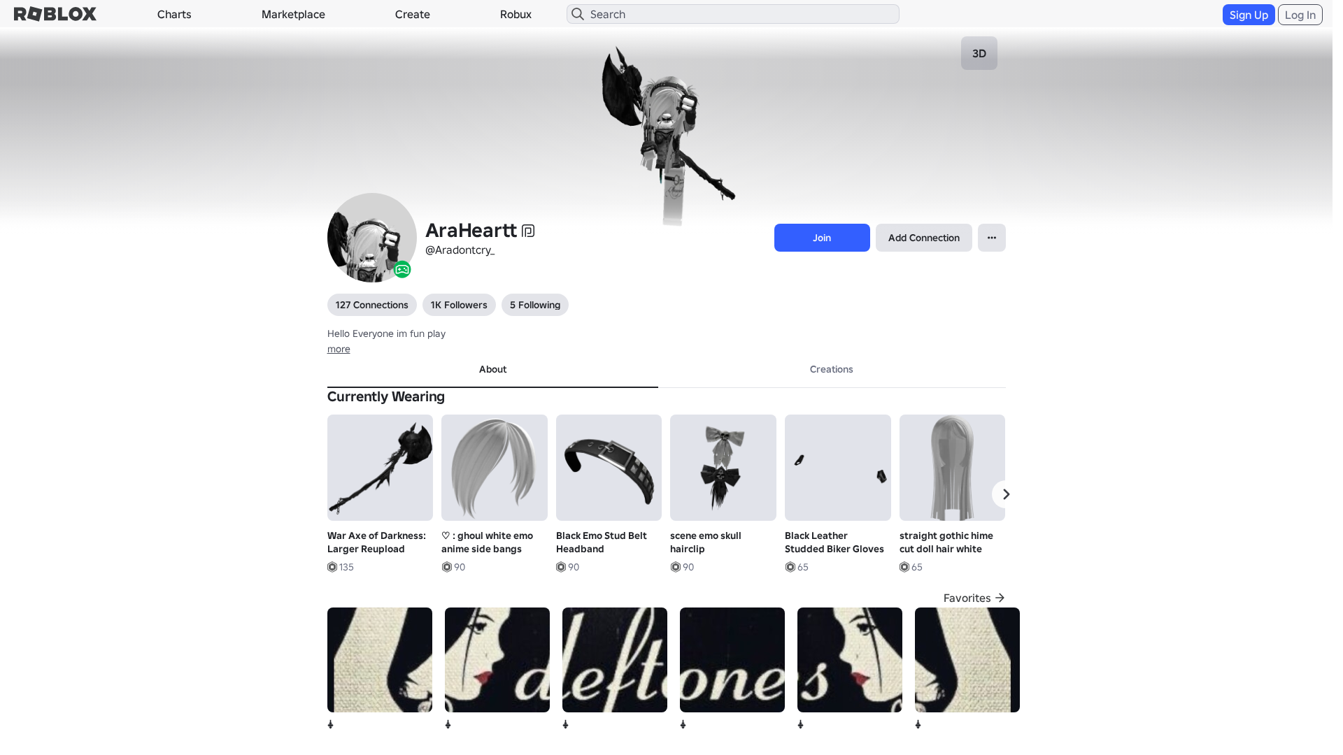 Screenshot of roblx.me