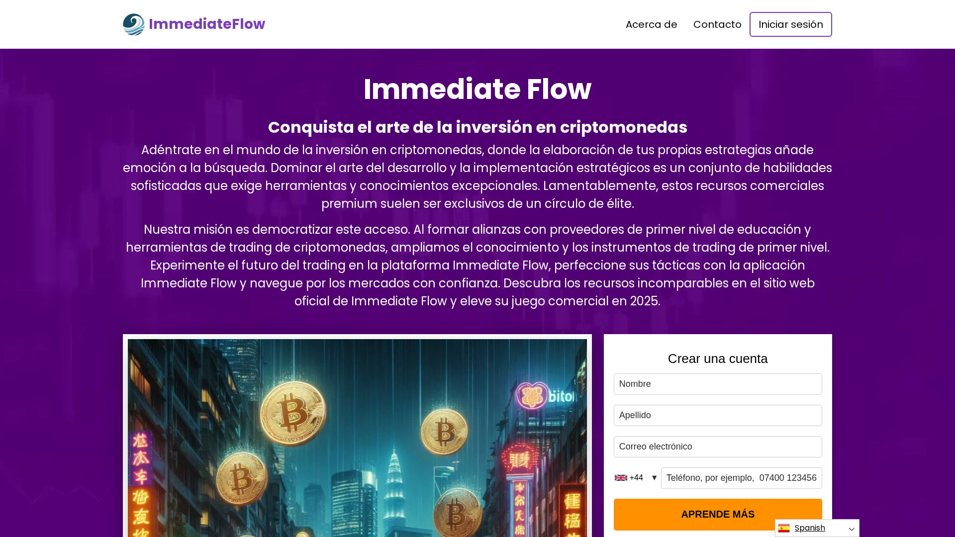 Screenshot of immediategrowth.info