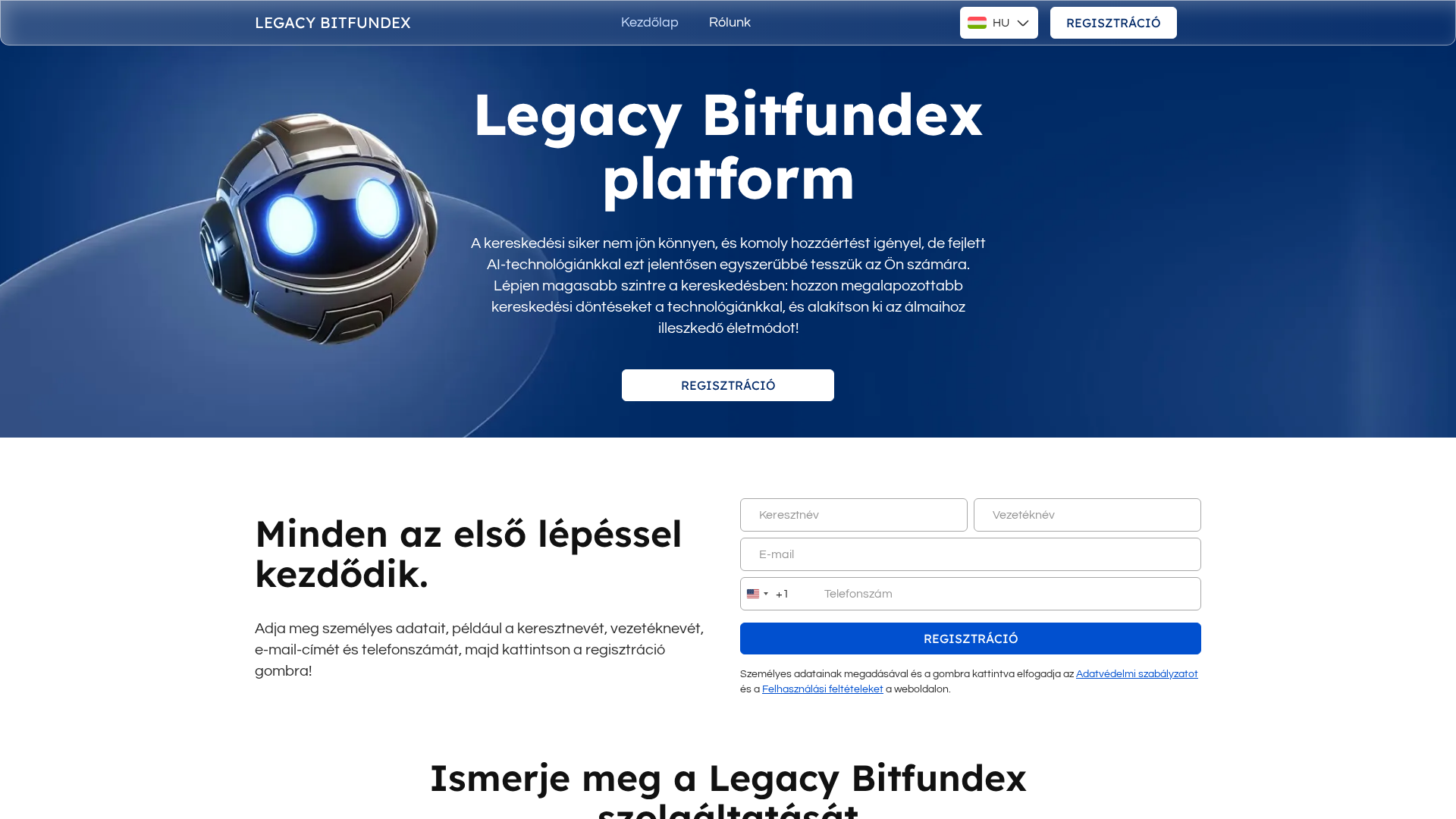 Screenshot of legacybitfundex.cyou