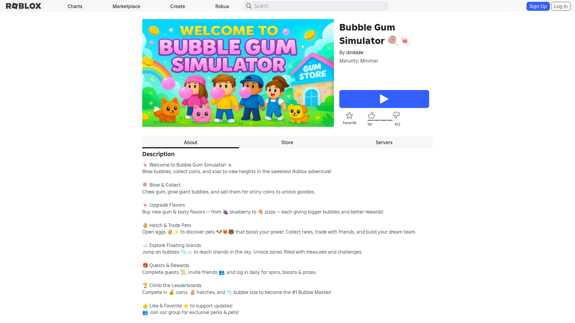 Screenshot of www.roblox.com.et