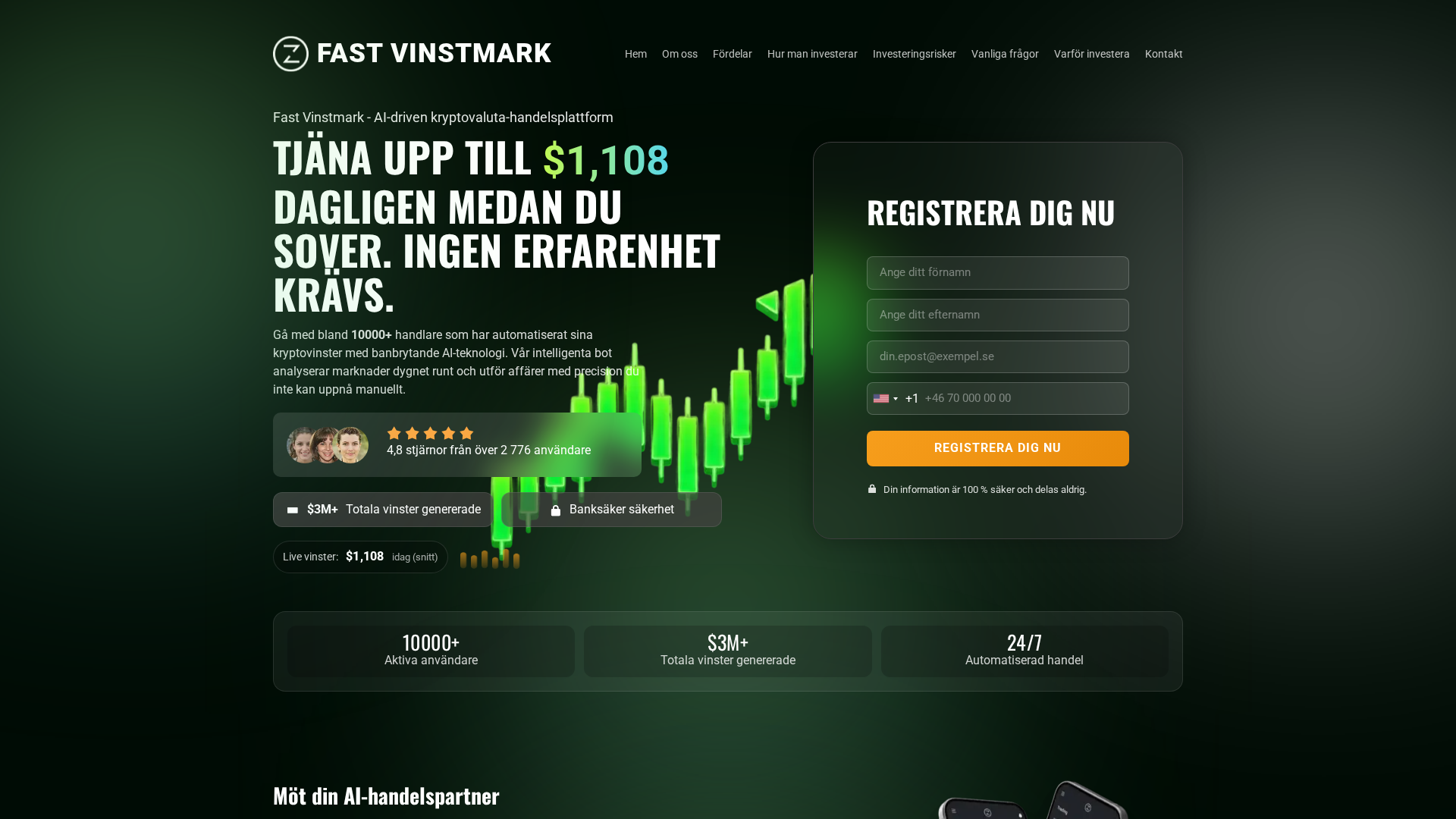 Screenshot of fastvinstmark.com