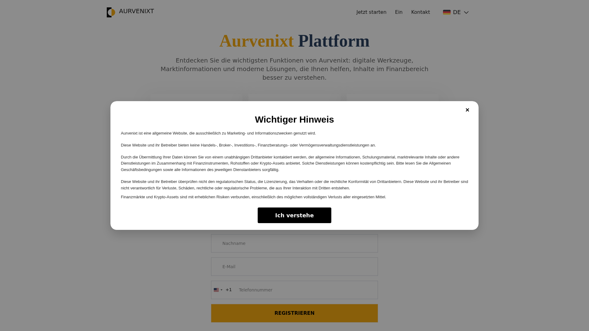 Screenshot of aurvenixt-de.live