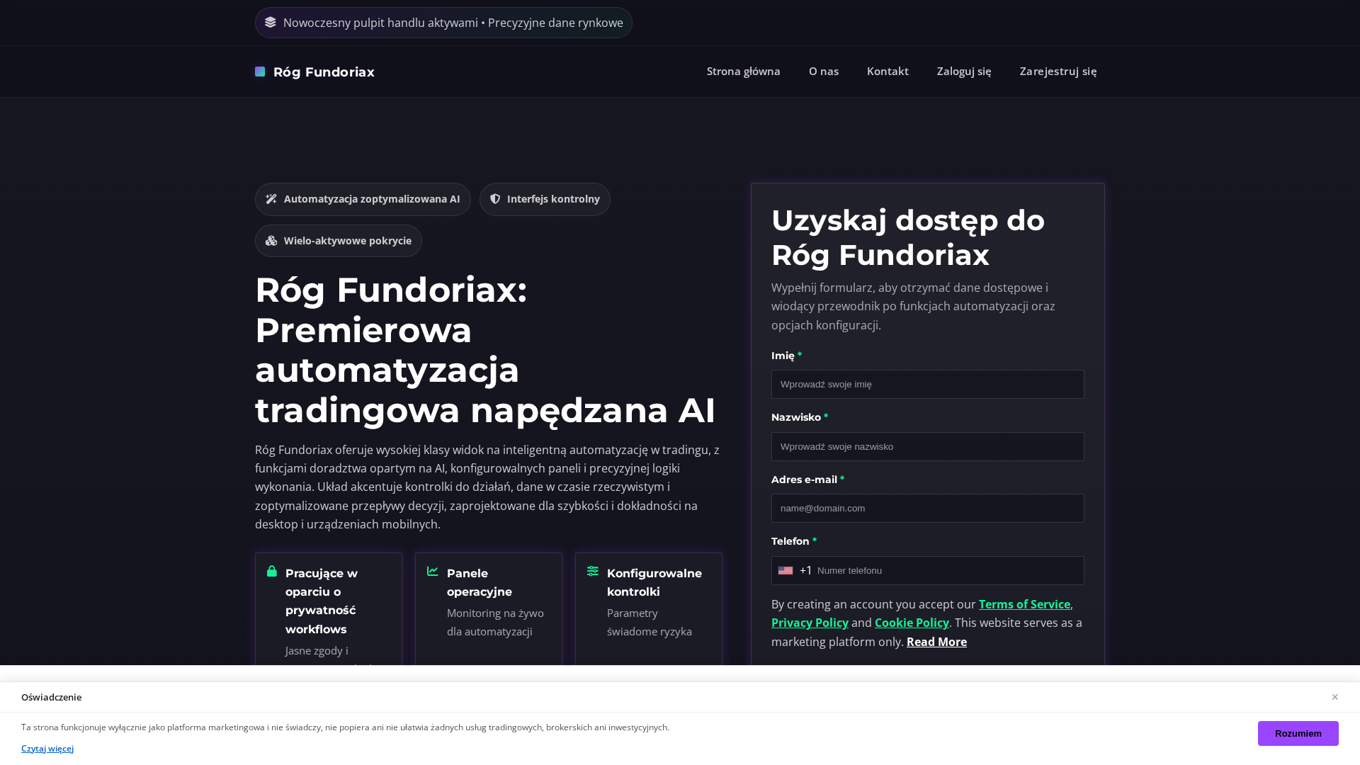 Screenshot of rog-fundoriax.com