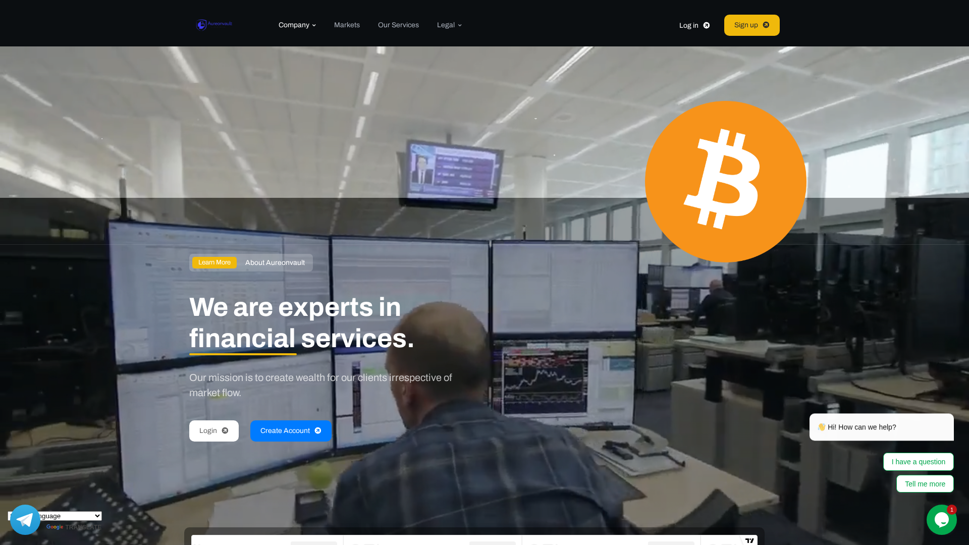 Screenshot of aureonvault.net