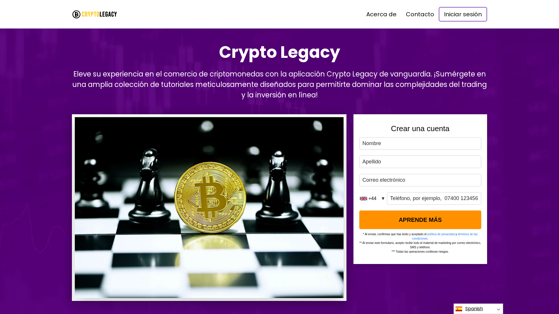 Screenshot of crypto-legacy.org