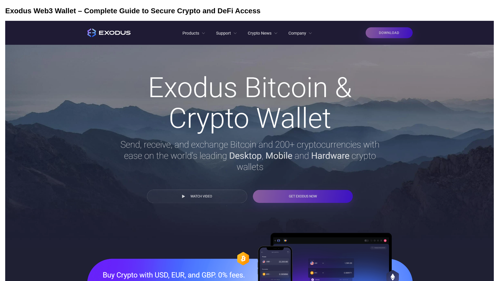 Screenshot of get-exodus.pages.dev