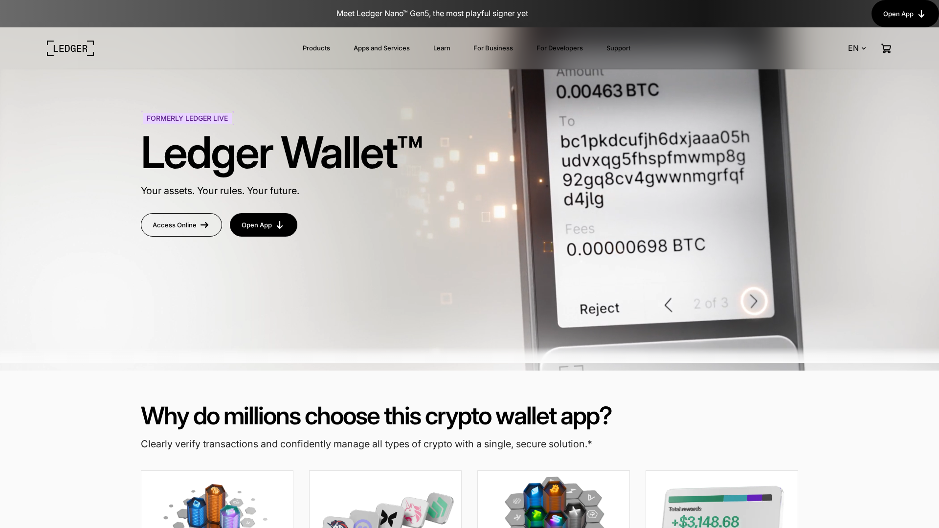 Screenshot of ledgere-update.com