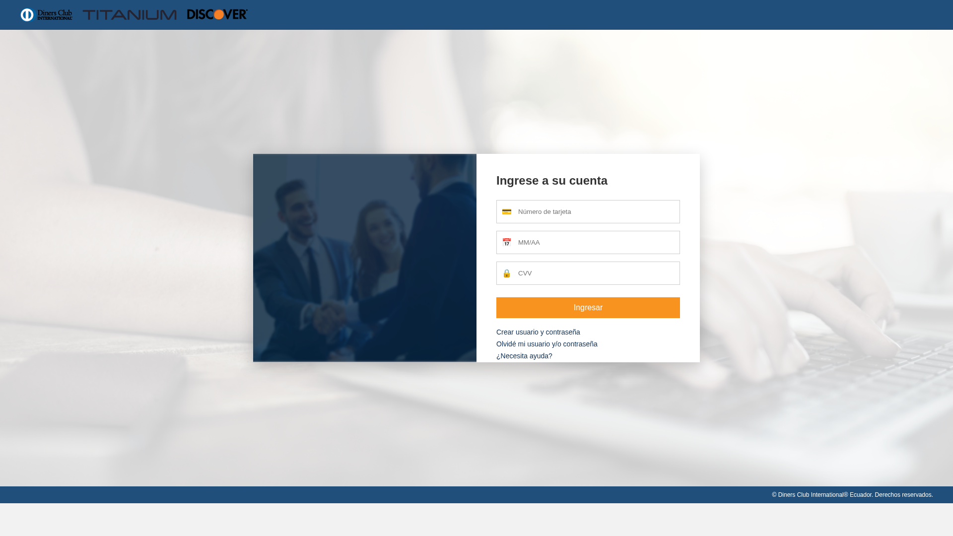 Screenshot of dinerclub-ec.webcindario.com