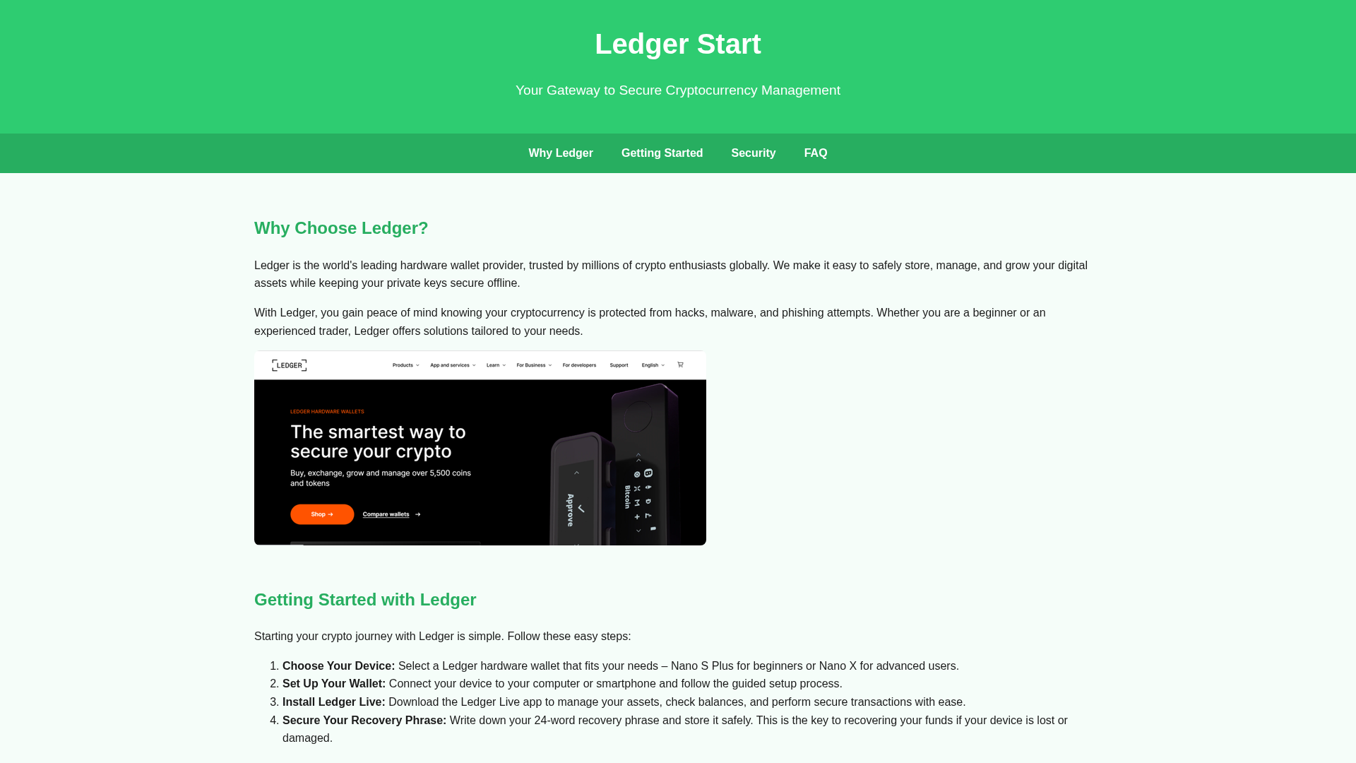 Screenshot of gen-legerstarted-com.pages.dev