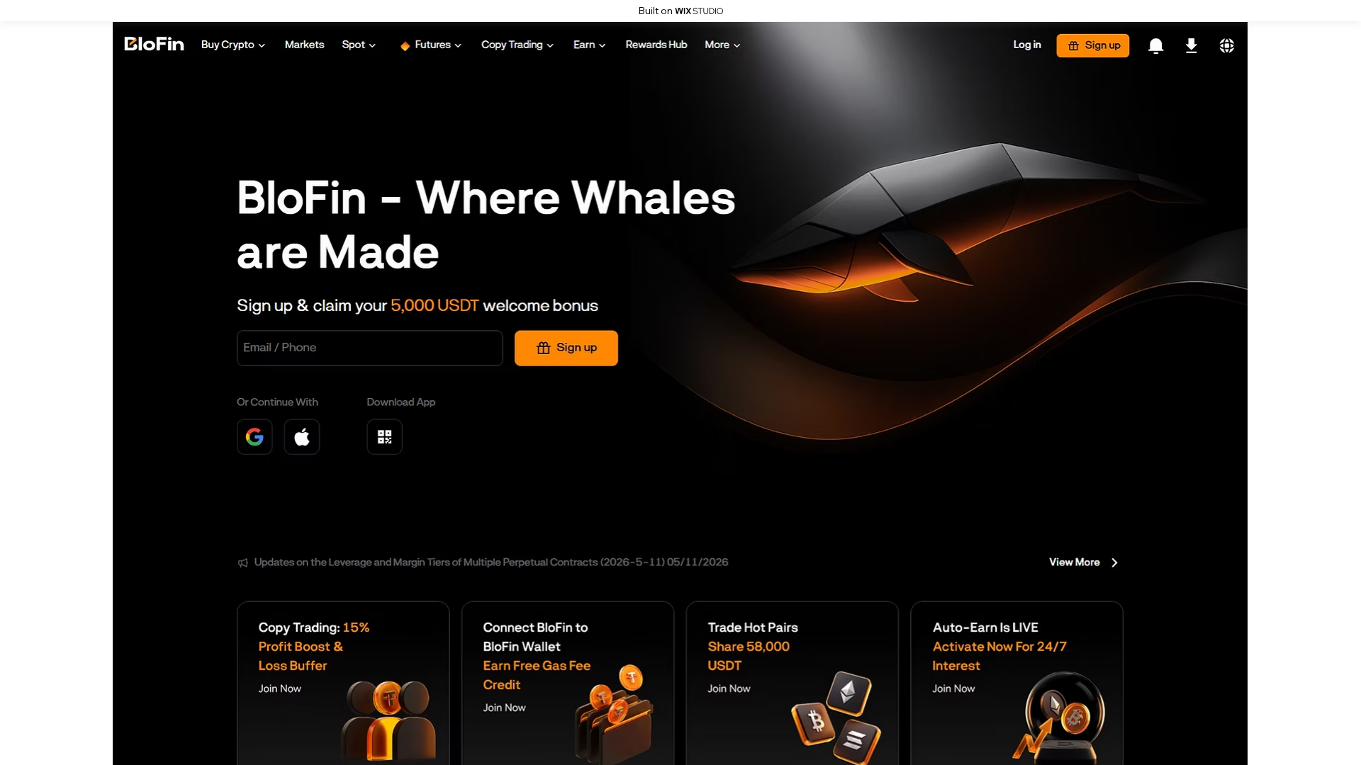 Screenshot of acc-blofim-us.wixstudio.com