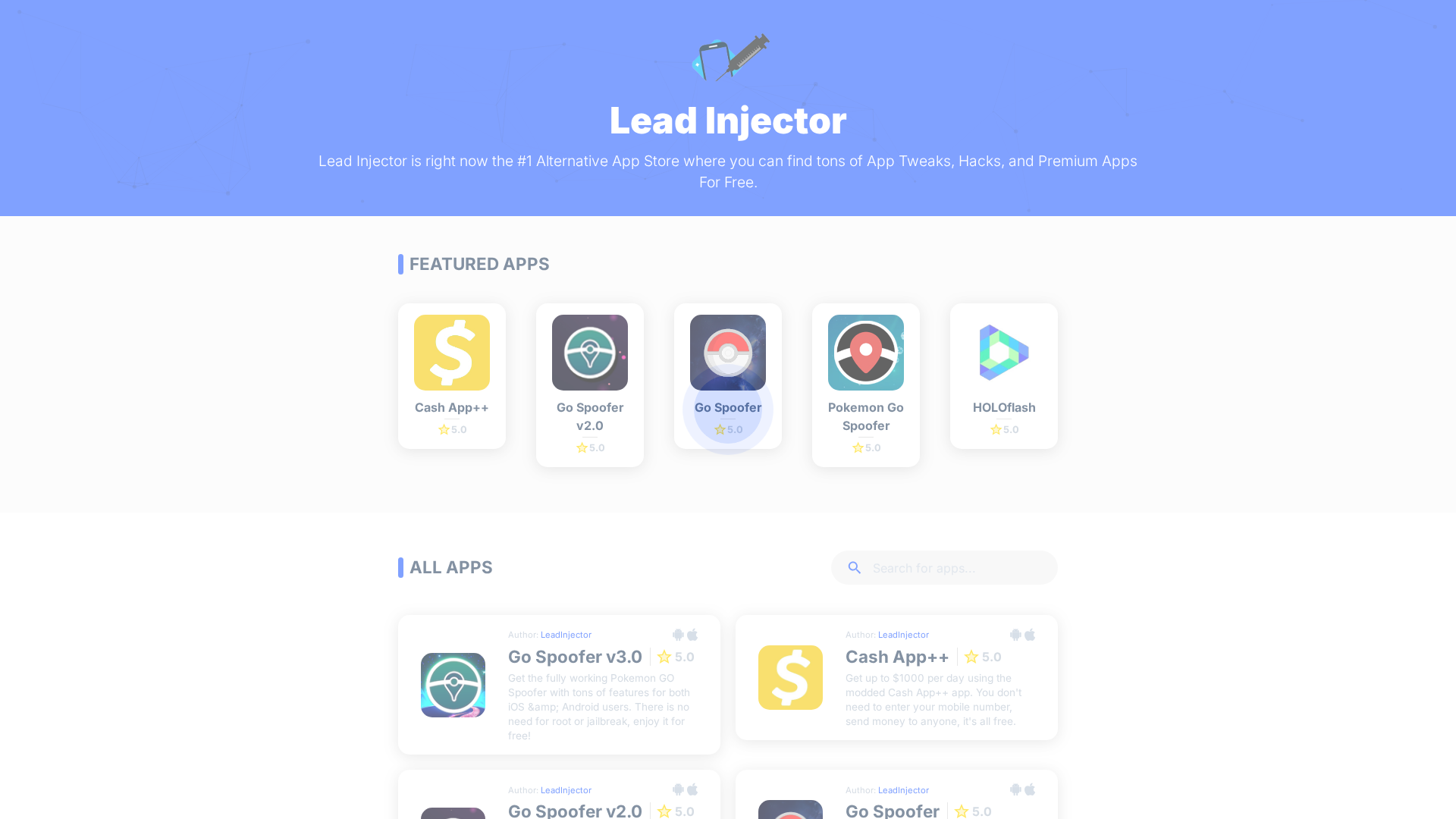 Screenshot of leadinjector.com