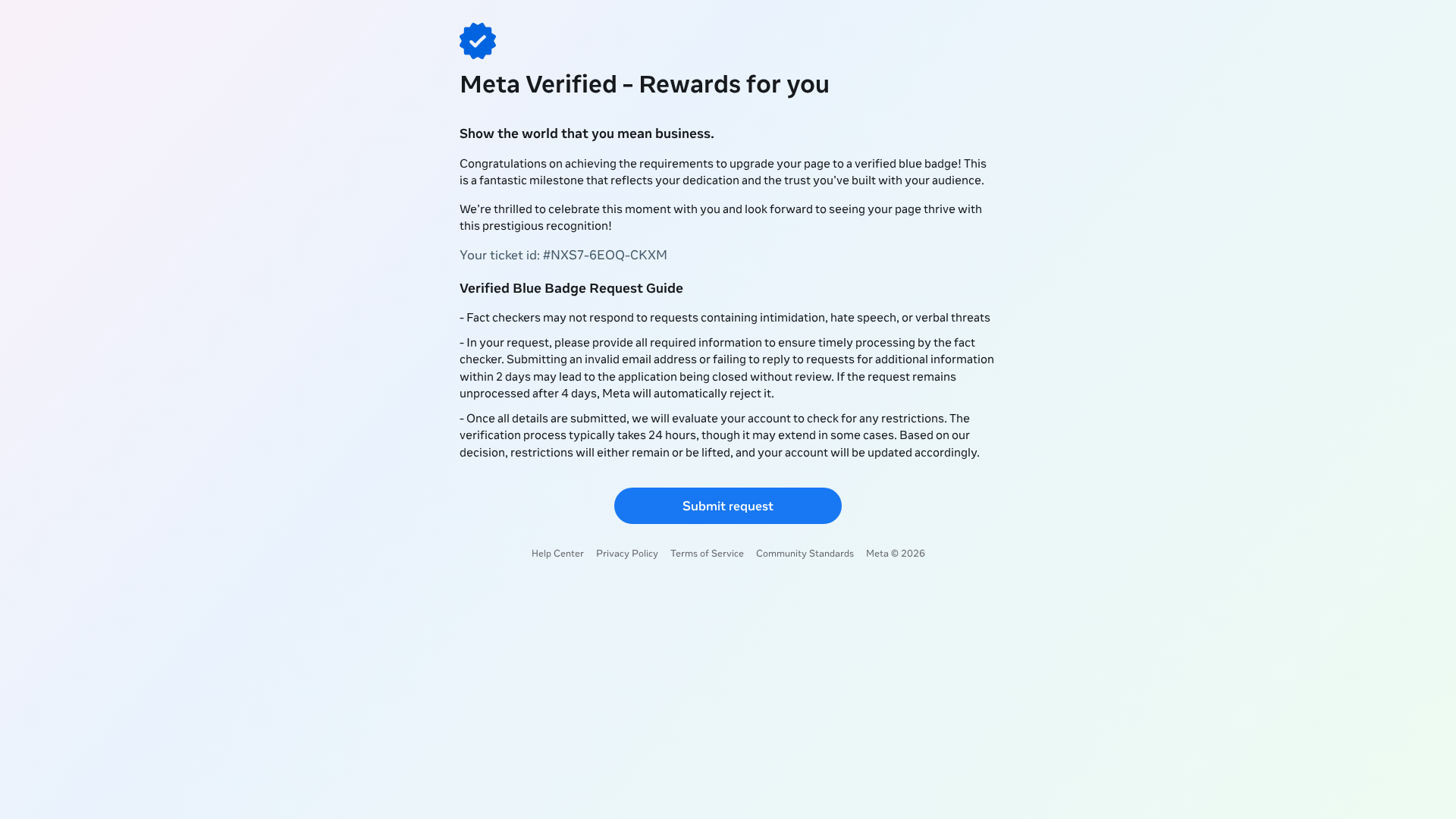 Screenshot of verificationbadgeblue.vercel.app