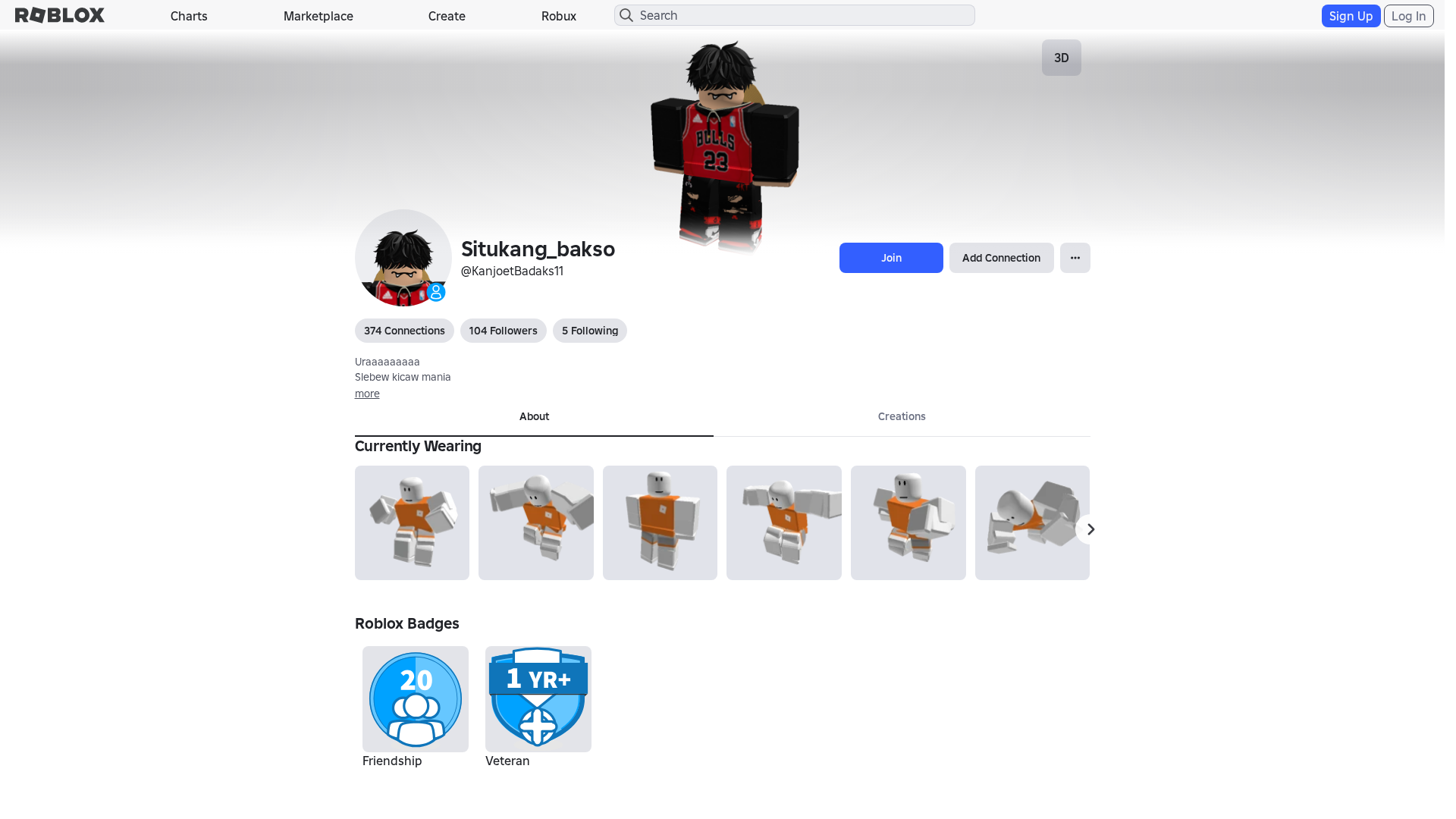 Screenshot of www.roblox.et