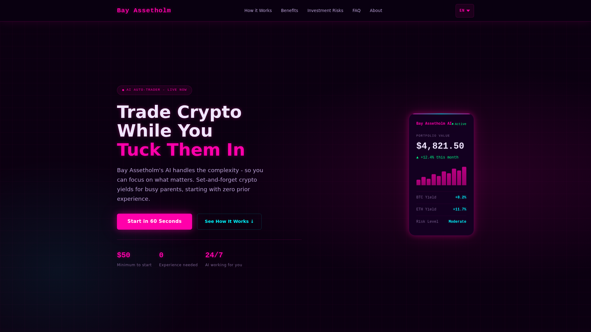 Screenshot of bayassetholmplatform.com