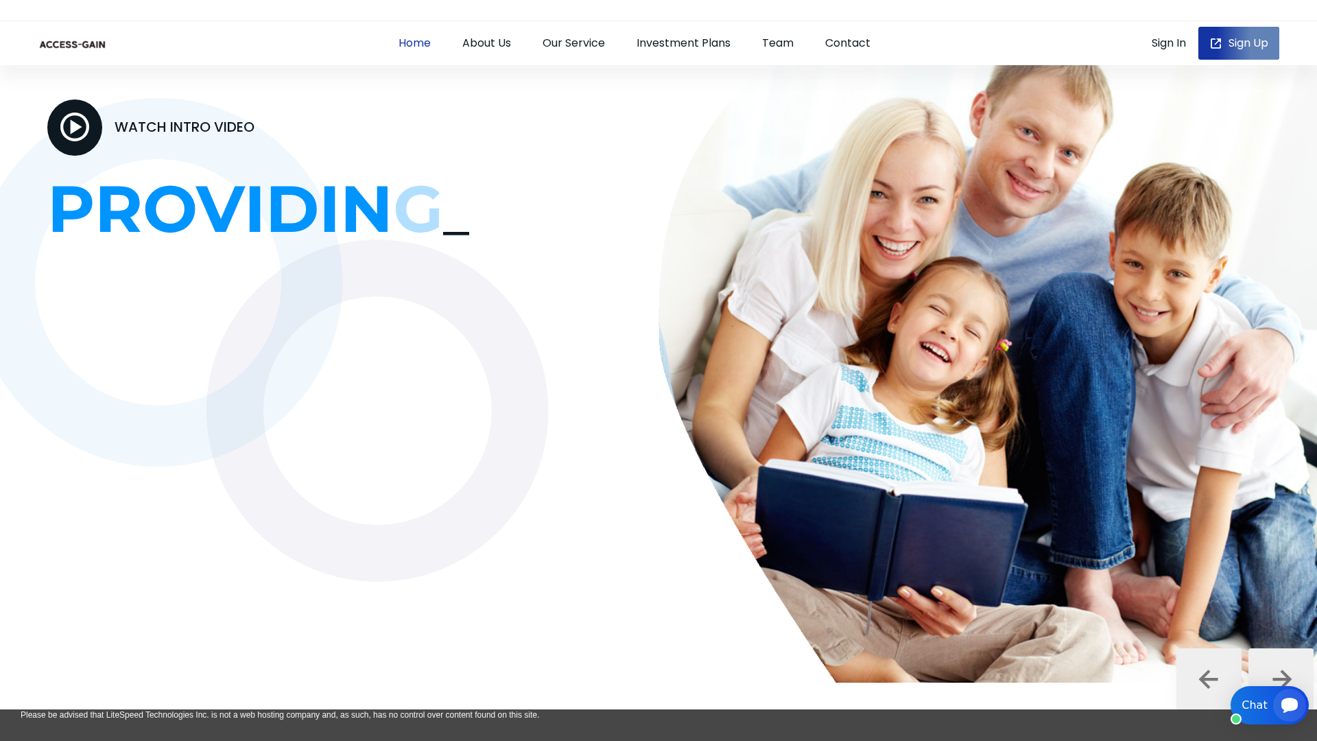 Screenshot of access-gain.top